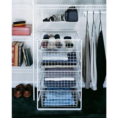 organizing wire baskets|wire baskets for wardrobe storage.